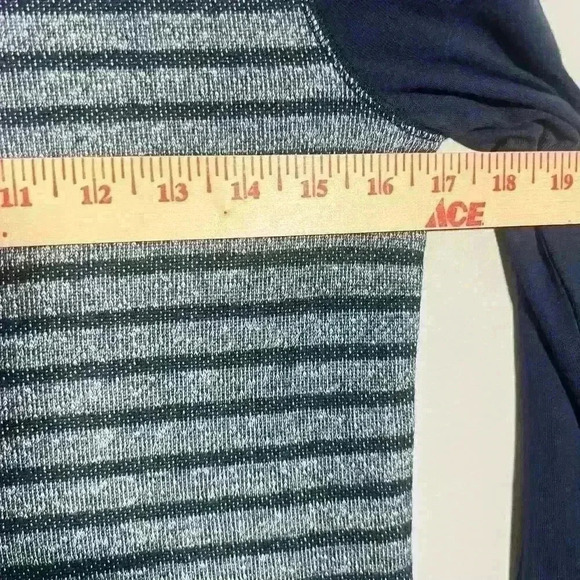 NWT T by Talbots Navy Striped Stretch Shift Dress Size XS Nautical Knit Casual - Picture 7 of 7